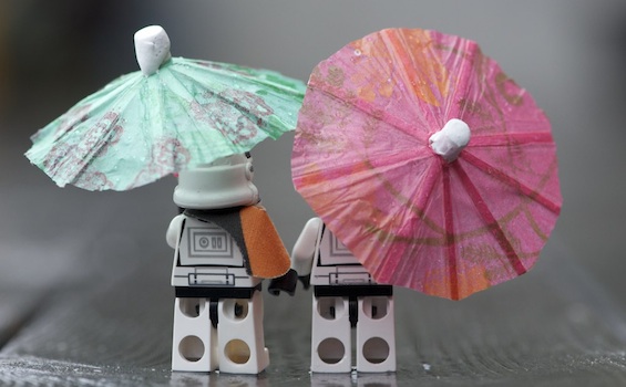 Storm Troopers with Parasols