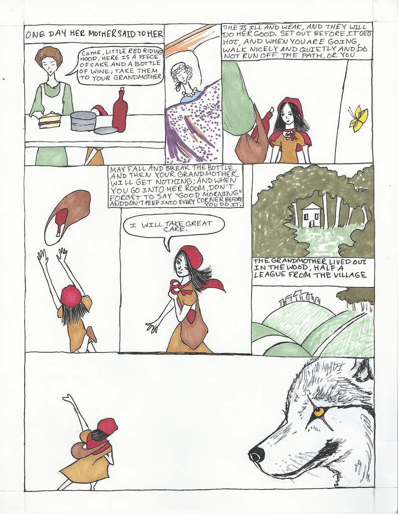 Little Red Riding Hood: A Graphic Novel - Tweetspeak Poetry