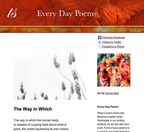 About Every Day Poems Poem a Day