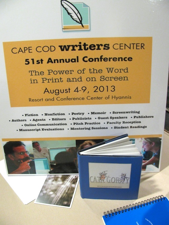 Edward Gorey Cats visit Cape Cod Writers Center Conference
