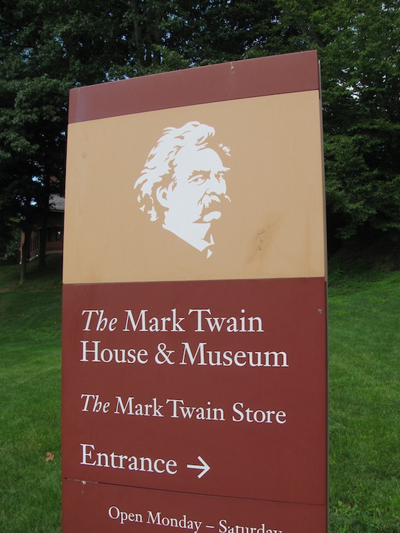 Mark Twain House sign