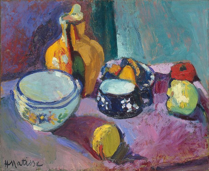Matisse dishes and fruit better writer