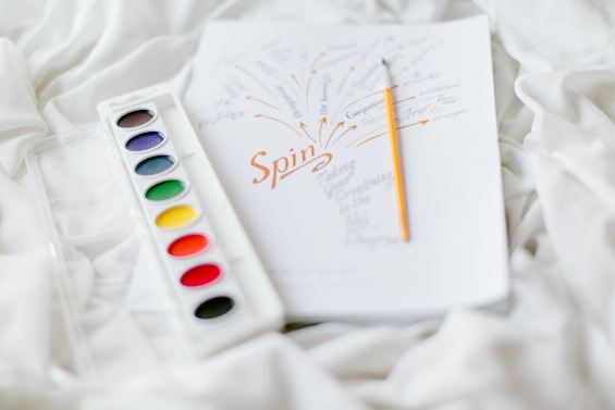 Spin Creativity Book Watercolors