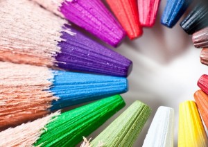 Insider's Guide to Easy English Teaching colored pencils