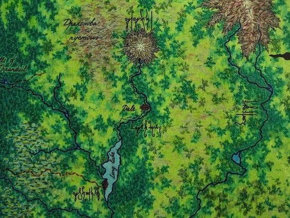 Tolkien map color Poetry Dare Tolkien poems