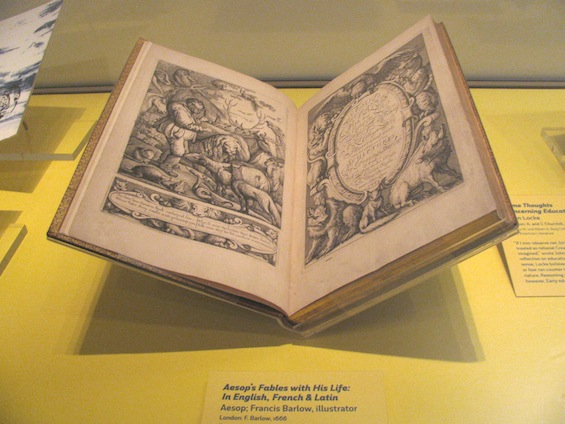 New York Public Library Aesop's Fables Old Book