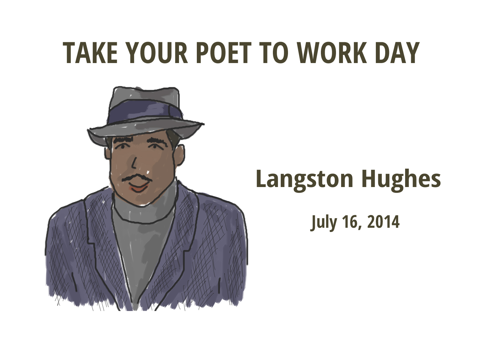 Take Your Poet to Work Langston Hughes cover