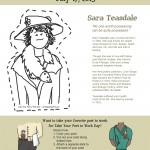 Take your poet to work - Sara Teasdale