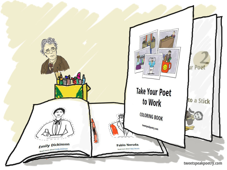 Take Your Poet to Work Coloring Book