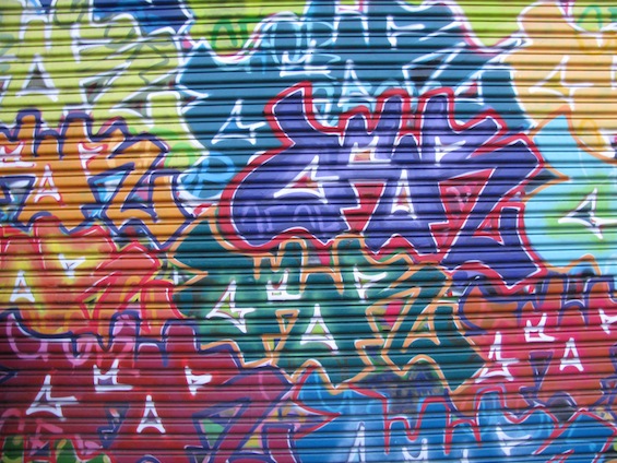 San Francisco Street Art Colorful Letters