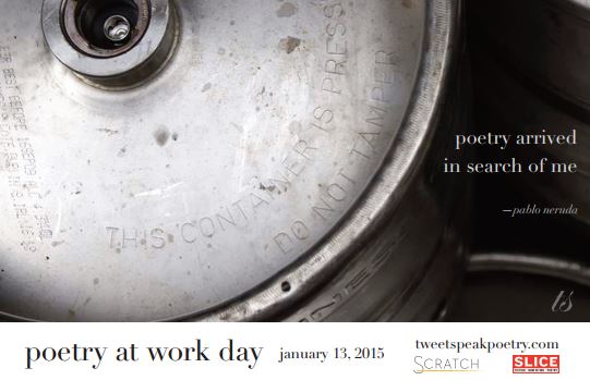 Free Poetry at Work Day Poster 2015