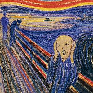 These are of the several versions of The Cream painted by Munch