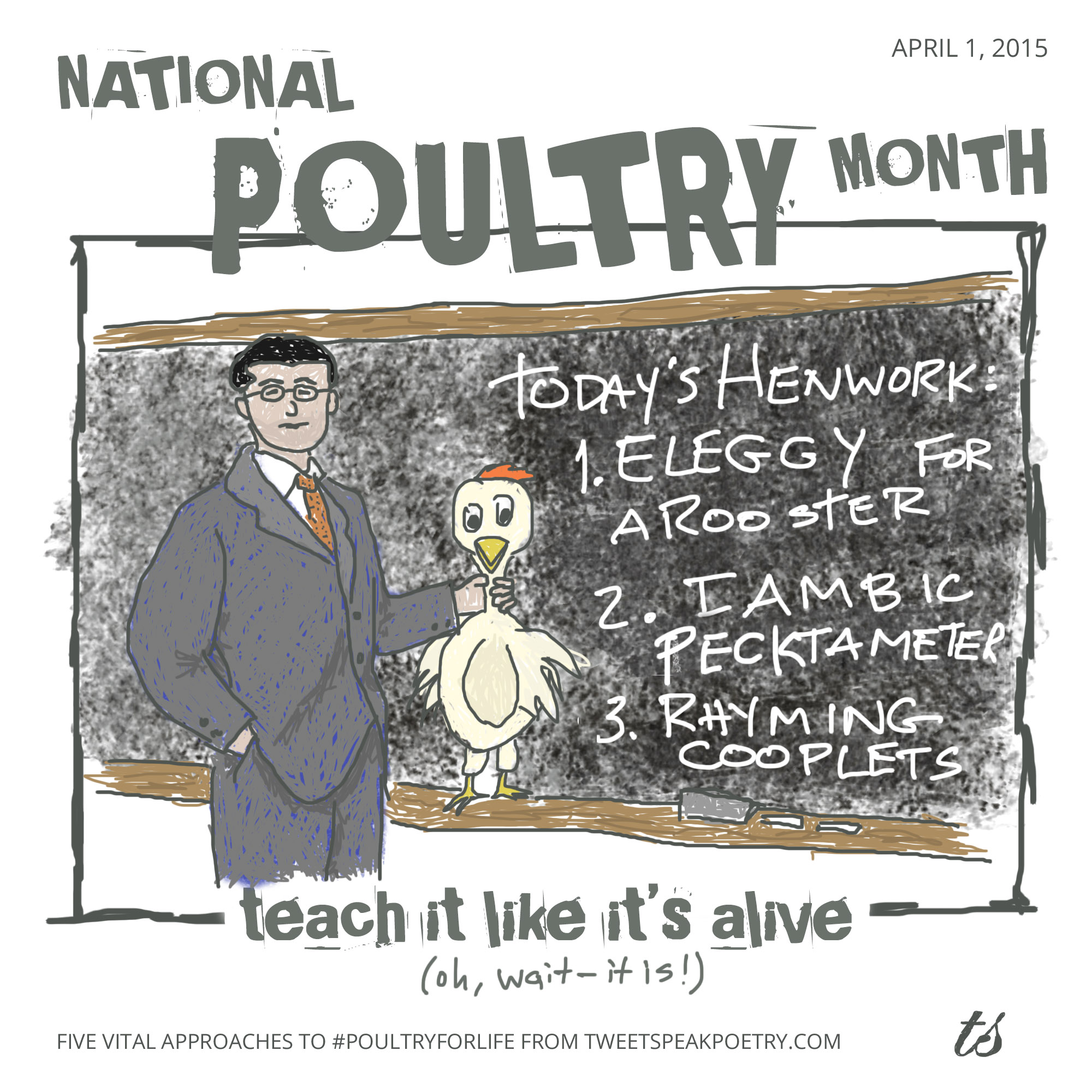 National Poultry Month-Teach it Like it's Alive