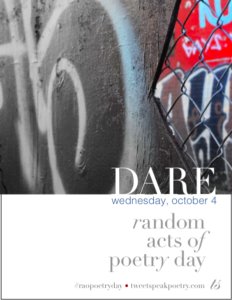 Random Acts of Poetry Day Poster Image