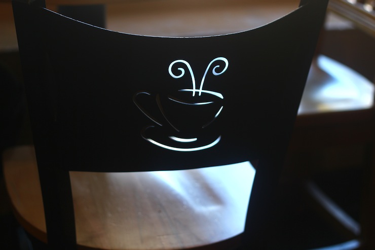 Coffee Chair at the Black Cow
