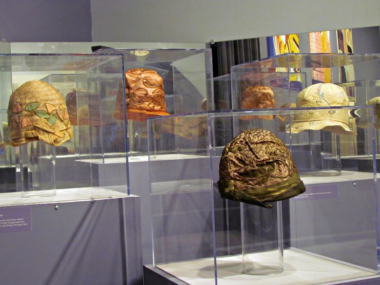Cloche exhibit at Science & Culture Museum at Michigan State University - hat displays