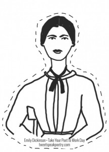 Emily Dickinson cutout