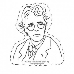 W.B. Yeats cutout