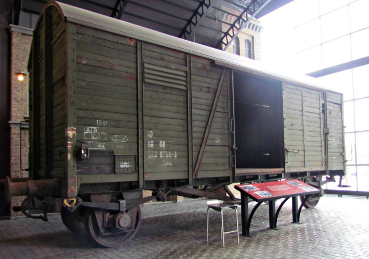 Railroad car at Holocaust Memorial Center