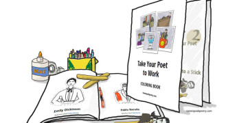 Take Your Poet to Work Day Coloring Book Cover