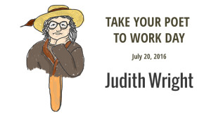 Take Your Poet to Work Day Judith Wright cover