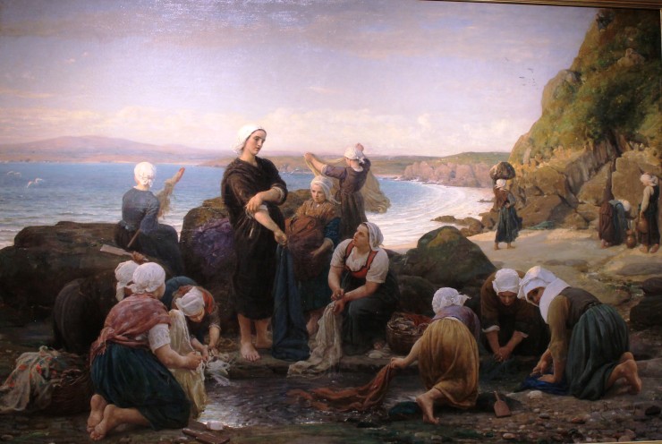 Washerwomen of Breton Coast