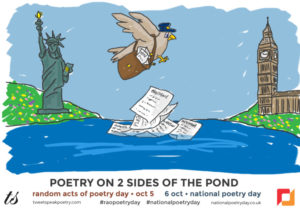 Poetry on 2 Sides of the Pond shareable carrier pigeon