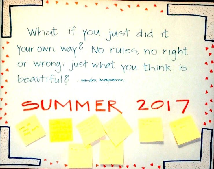 Summer Reading Board