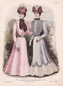 Women's fashion in 1899