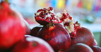 Eating and drinking poems pomegranate