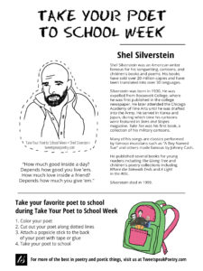 Take Your Poet to School Shel Silverstein Printable