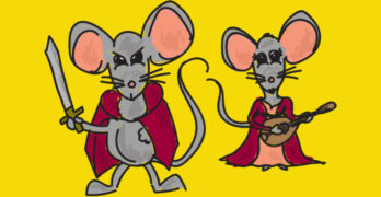 Mandolin and mouse