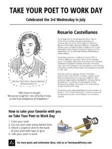 Rosario Castellanos - Take Your Poet to Work Printable