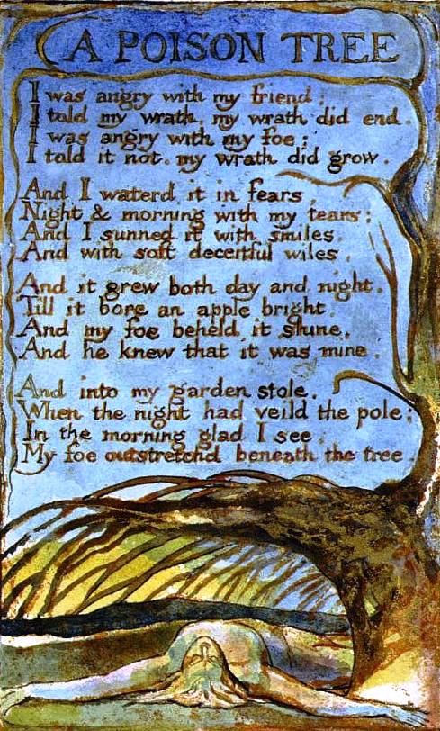 A Poison Tree William Blake Illustration