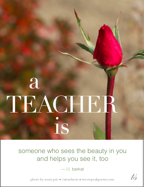 A Teacher Is Beauty