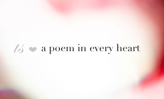 a poem in every heart pocket card