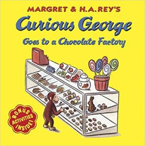 Curious George Goes to a Chocolate Factory book cover