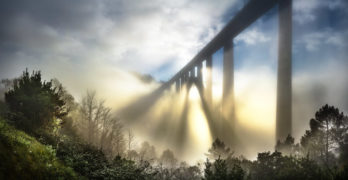 bridge is sunrise mist