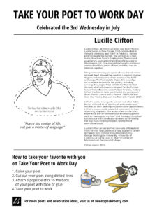 Lucille Clifton Take Your Poet to Work Printable