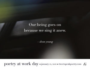 Poetry at Work Day Poster 2021