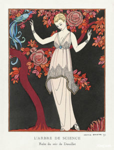 Gatsby Fashion George Barbier Dress Illustration