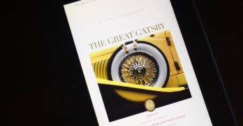Gatsby Kindle on Table