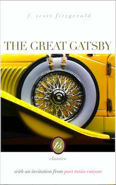 The Great Gatsby Front Cover Outlined-With Poet Tania Runyan