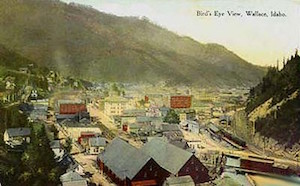 Wallace Idaho 1900 post card
