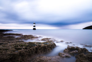 Penmon Lighthouse Anglesey Beach Quiet Sea Meditation Poem
