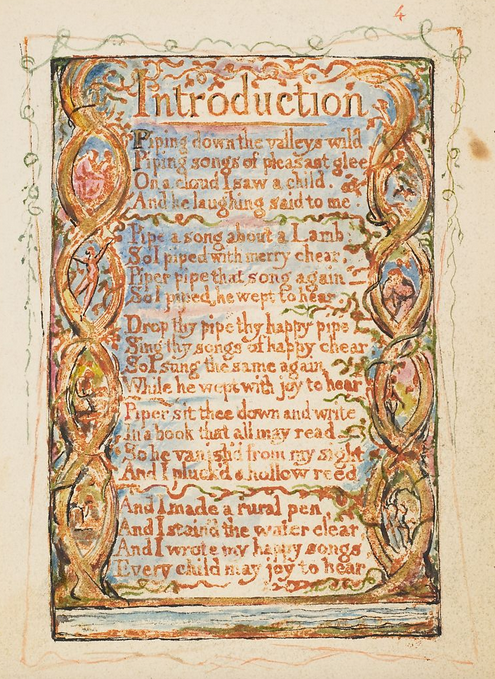 Introduction to the Songs of Innocence painting