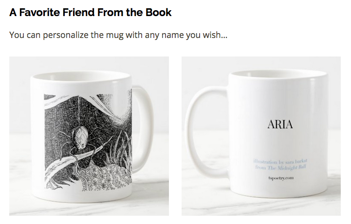 customizable spider mug holiday gift