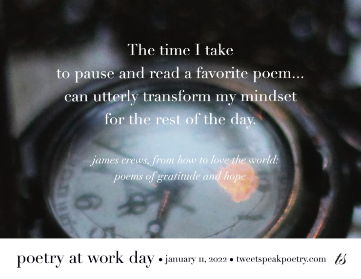 PAW-Poetry at Work Day Poster 2022 James Crews on poetry