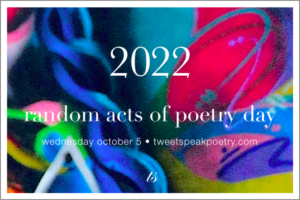 RAP-2022 Random Acts of Poetry Day Cover