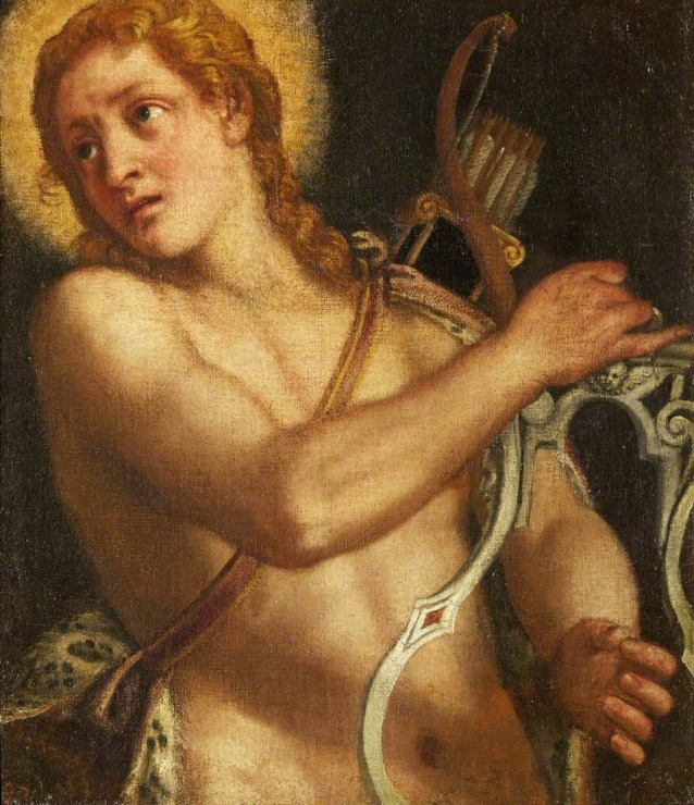 Apollo with a lyre